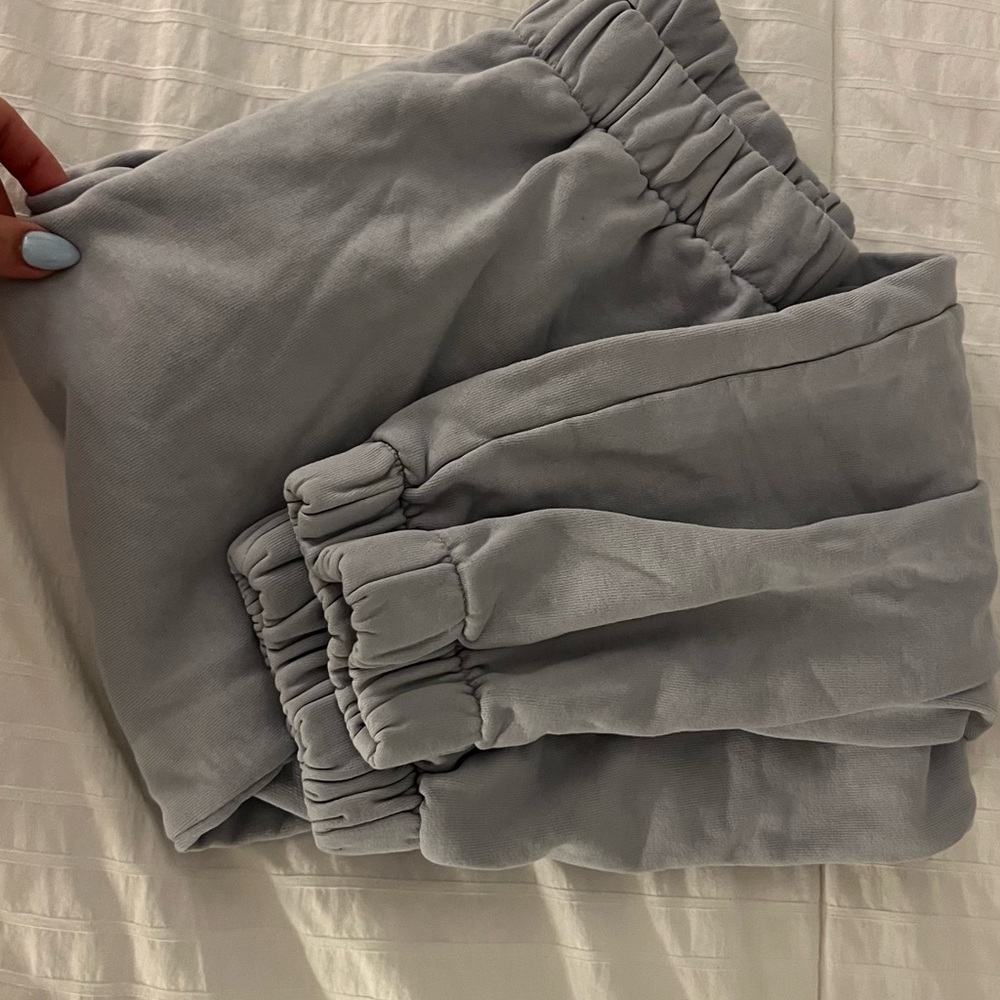 Brandy Melville Light Blue Rosa Sweatpants
